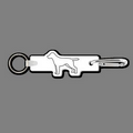 Key Clip W/ Key Ring & Bird Dog (Outline) Key Tag